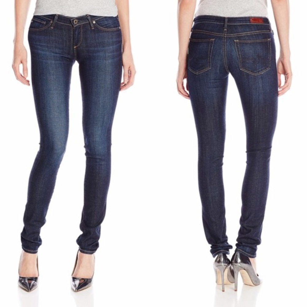 AG Aubrey Skinny Straight Jeans 25/R